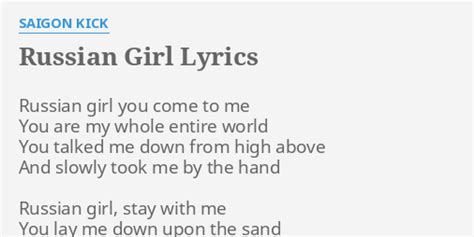 russian girl lyrics|More.